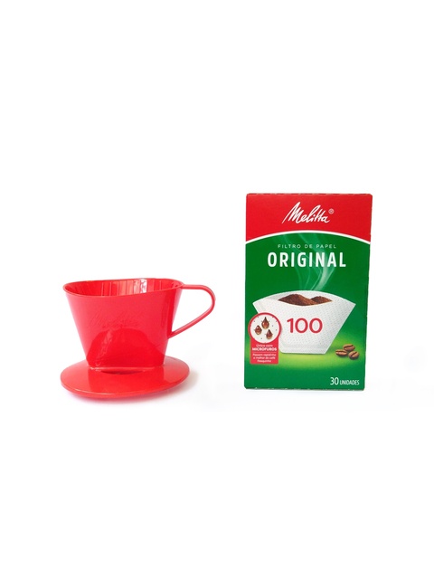 CONO MELITTA #100 Y CAJA DE 30 FILTROS